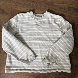 Lululemon striped crew neck